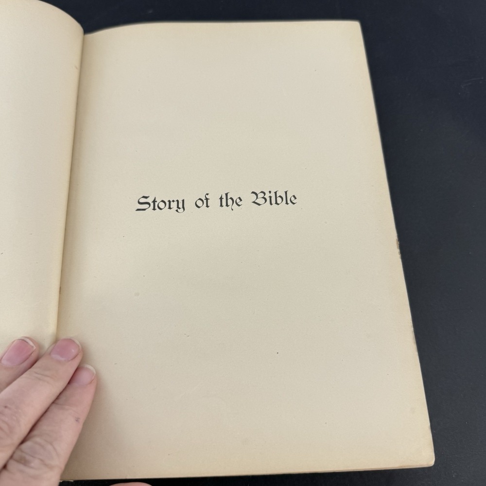 Hurlbut's Story of the Bible Illustrated Stories 1904 Edition HC Book Rough - Picture 6 of 14
